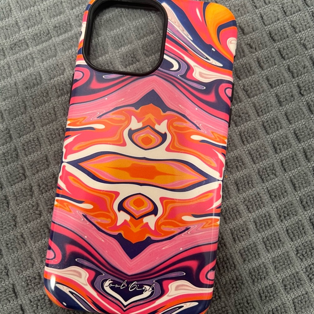 iPhone 13 Pro Max Summer Sunset Swirl Hardshell Case
